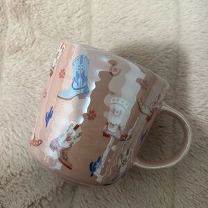 PINK GIRLIE COWBOY MUG